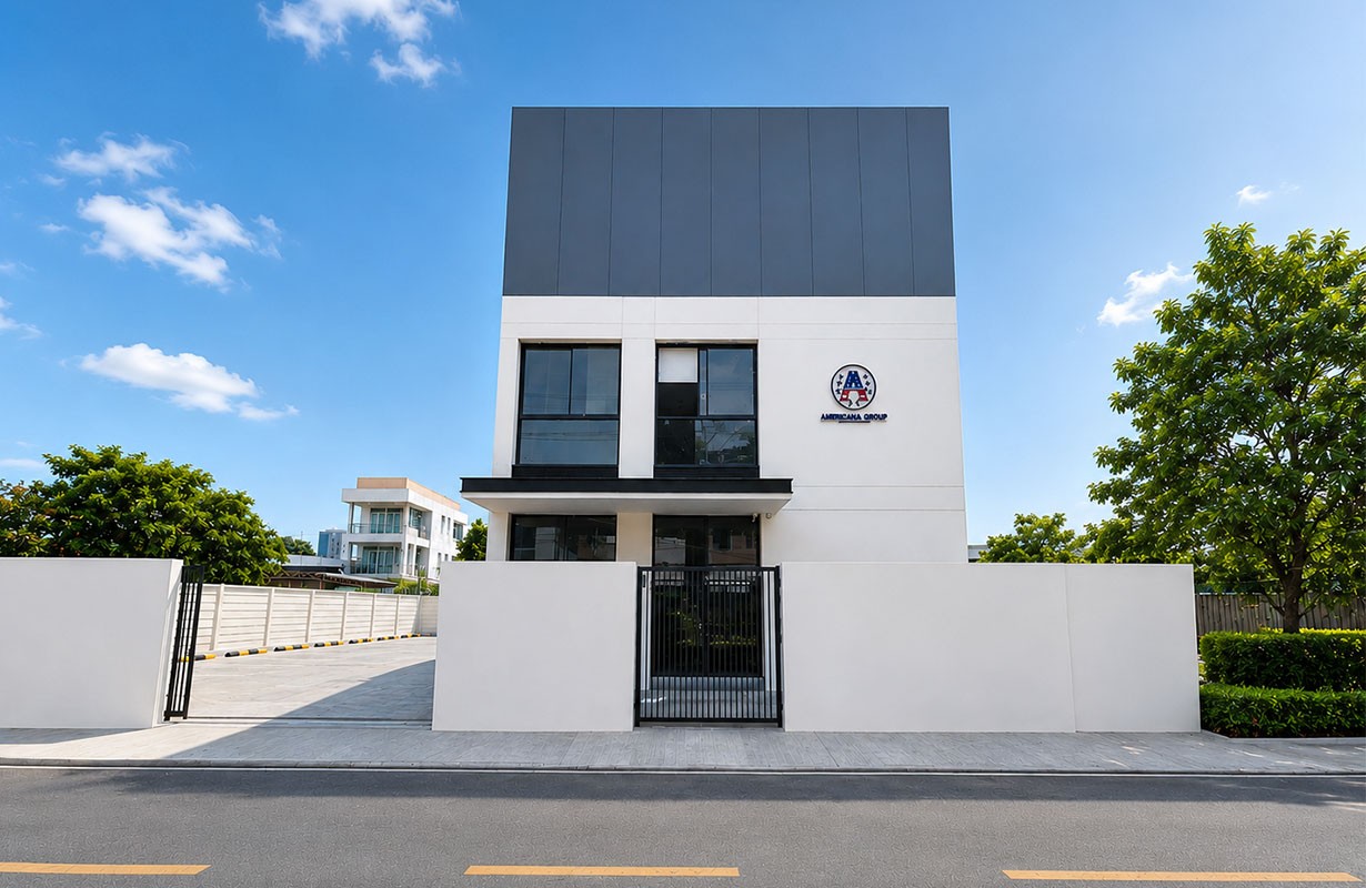 รับควบคุมงานก่อสร้าง Americana Office